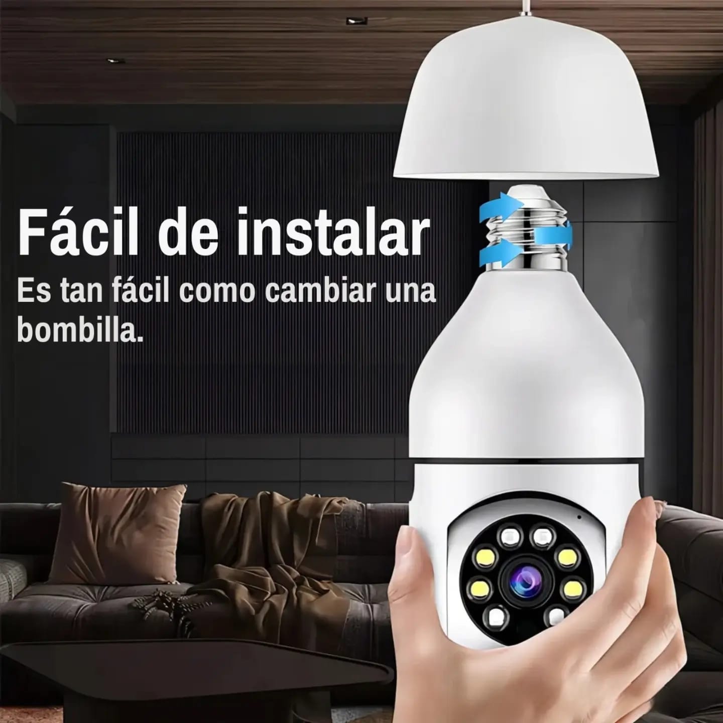 Combo x2🔥 Oferta Especial | 2 Cámaras Bombillo WiFi 360° Full HD por solo $119,900