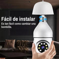 Cámara Bombillo WiFi 360° – Seguridad Inteligente para tu Hogar