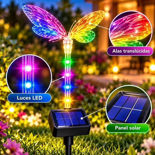 A444 Luz Solar Libélula LED