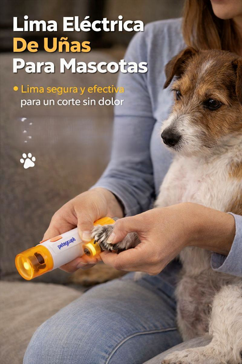 Lima  Eléctrica De Uñas Para Mascotas