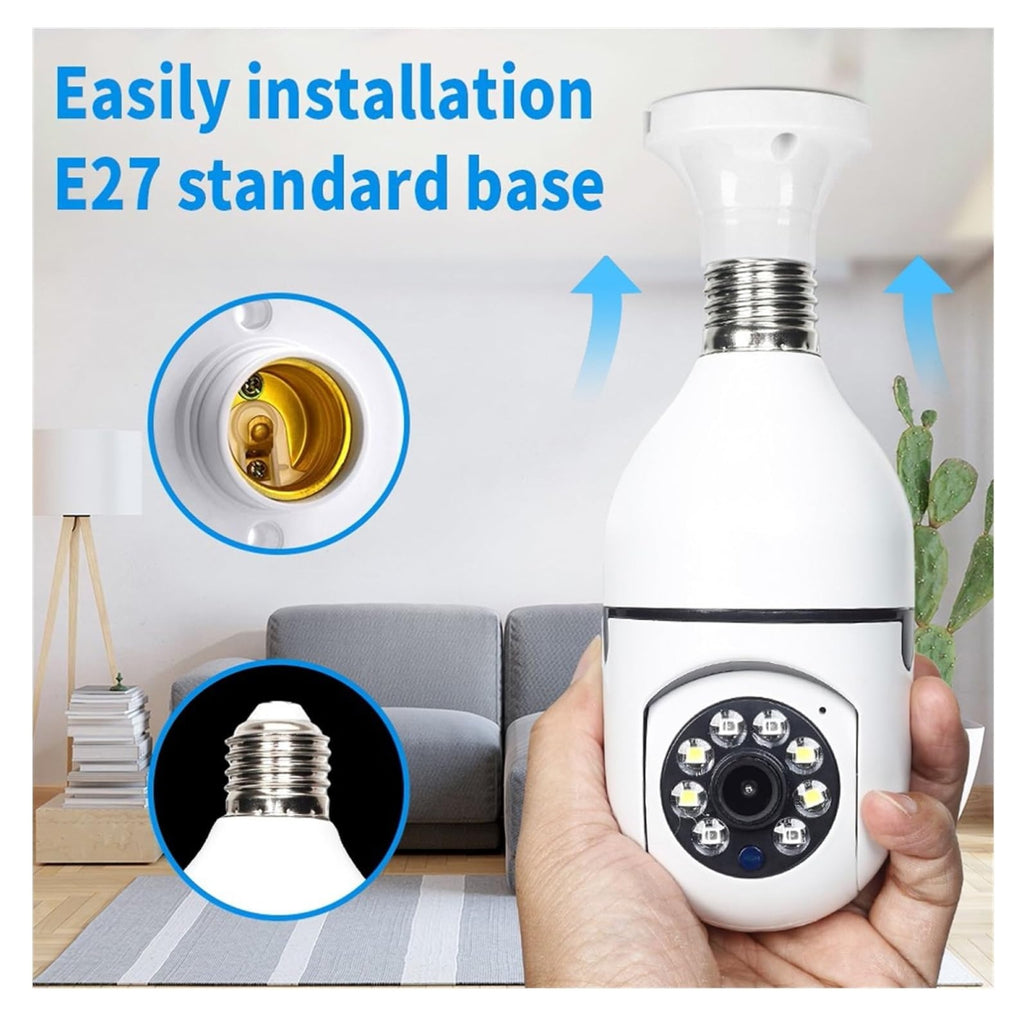 Combo x2🔥 Oferta Especial | 2 Cámaras Bombillo WiFi 360° Full HD por solo $119,900