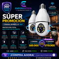 Combo x2🔥 Oferta Especial | 2 Cámaras Bombillo WiFi 360° Full HD por solo $119,900