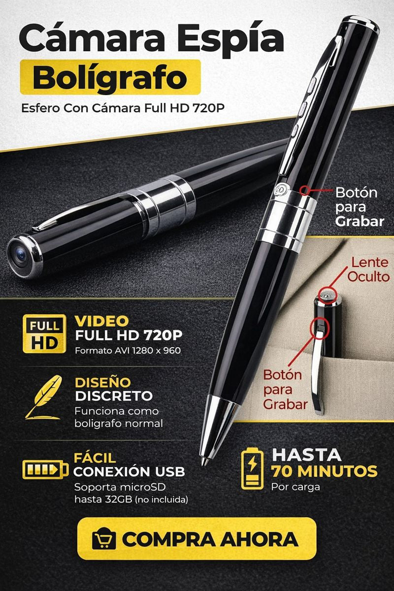 CAMARA DE ESPIONAJE BOLIGRAFO