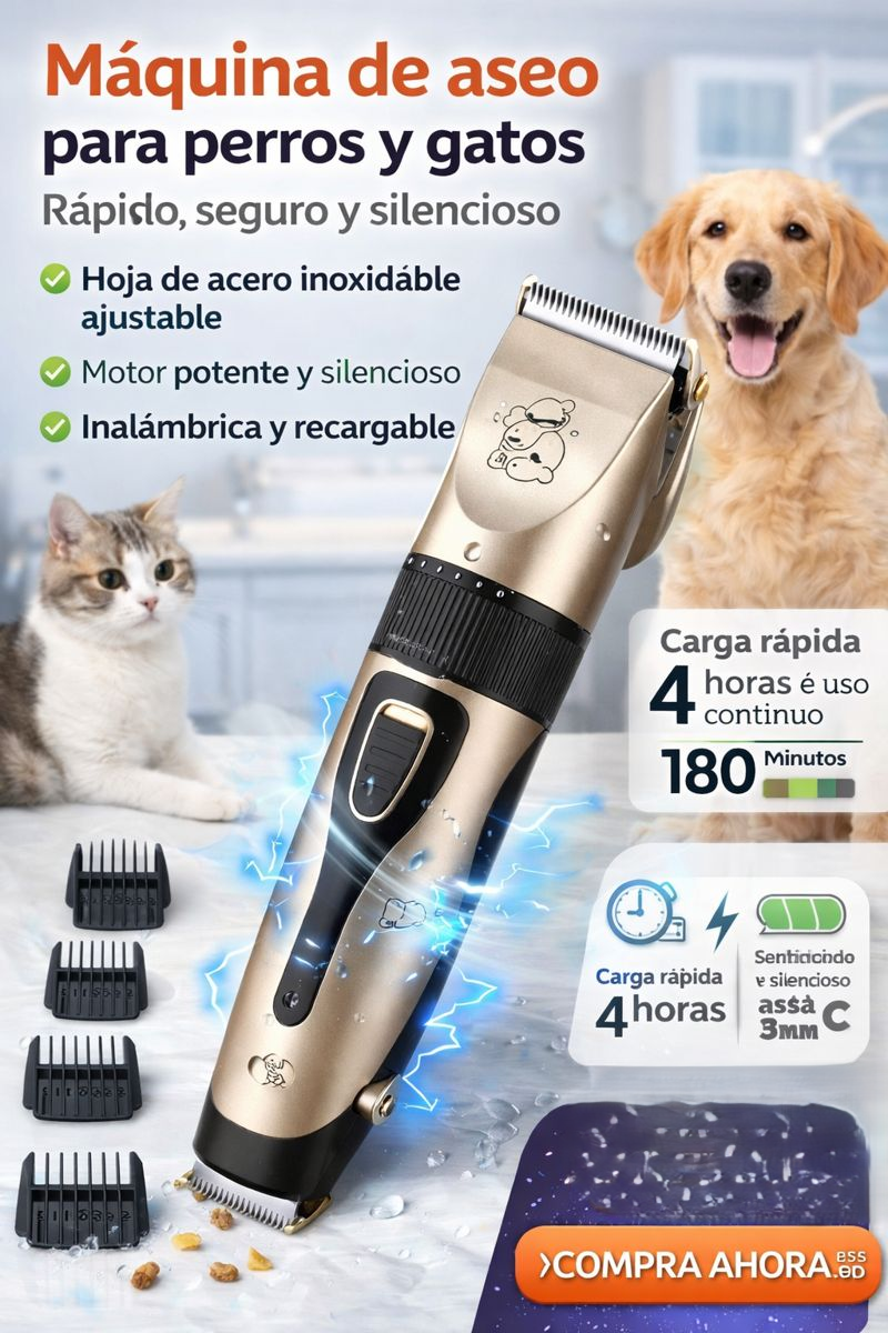 Máquina De Aseo para Perros Y Gatos