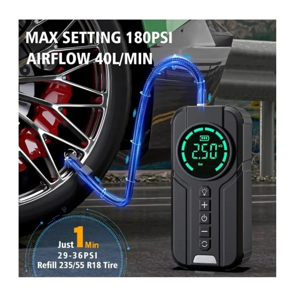 A459 iniciador de baterías/inflador 4 en 1