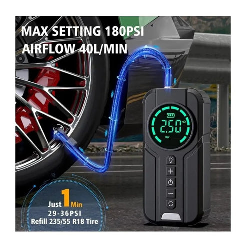 A459 iniciador de baterías/inflador 4 en 1