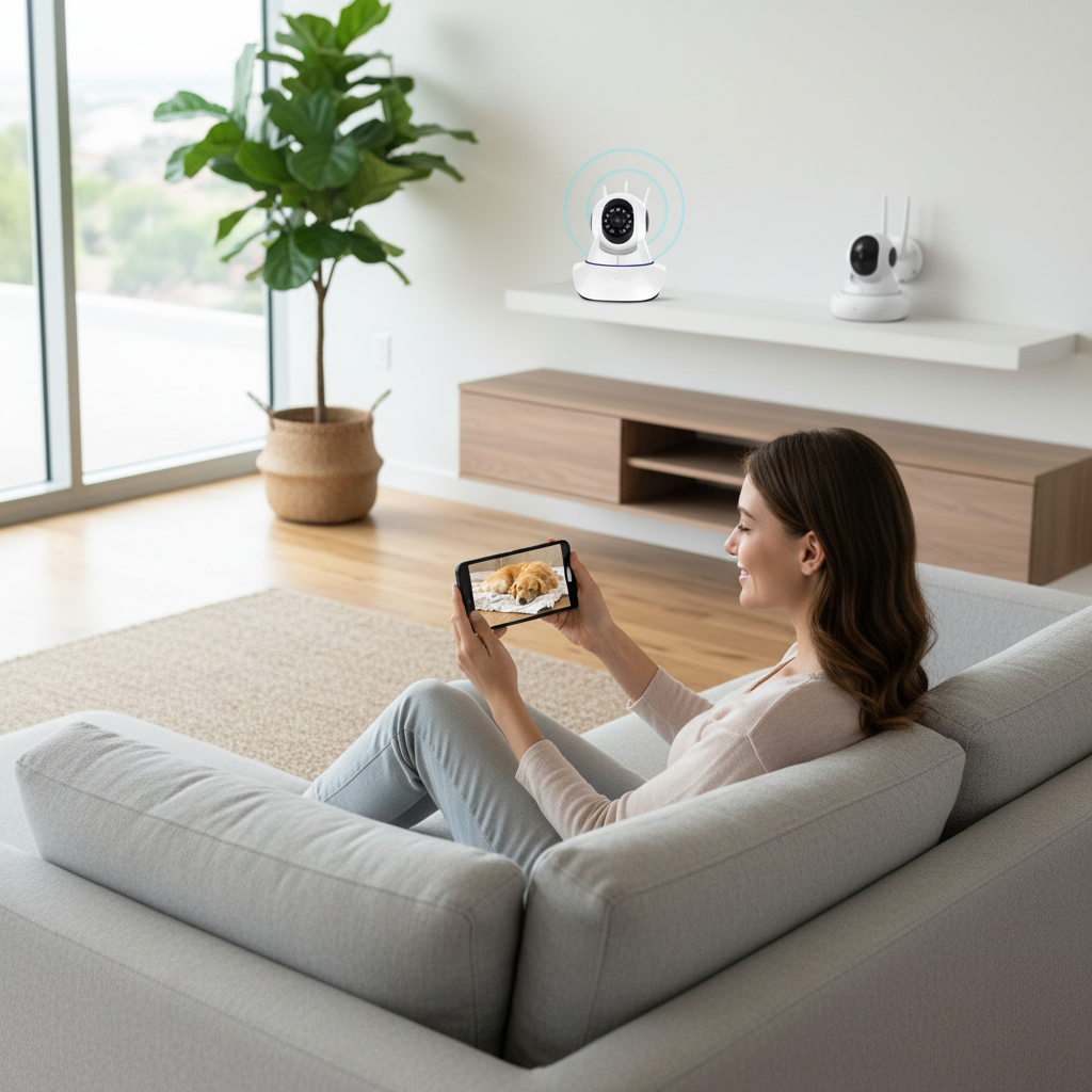 Cámara 3 Antenas - Monitoreo desde el Móvil