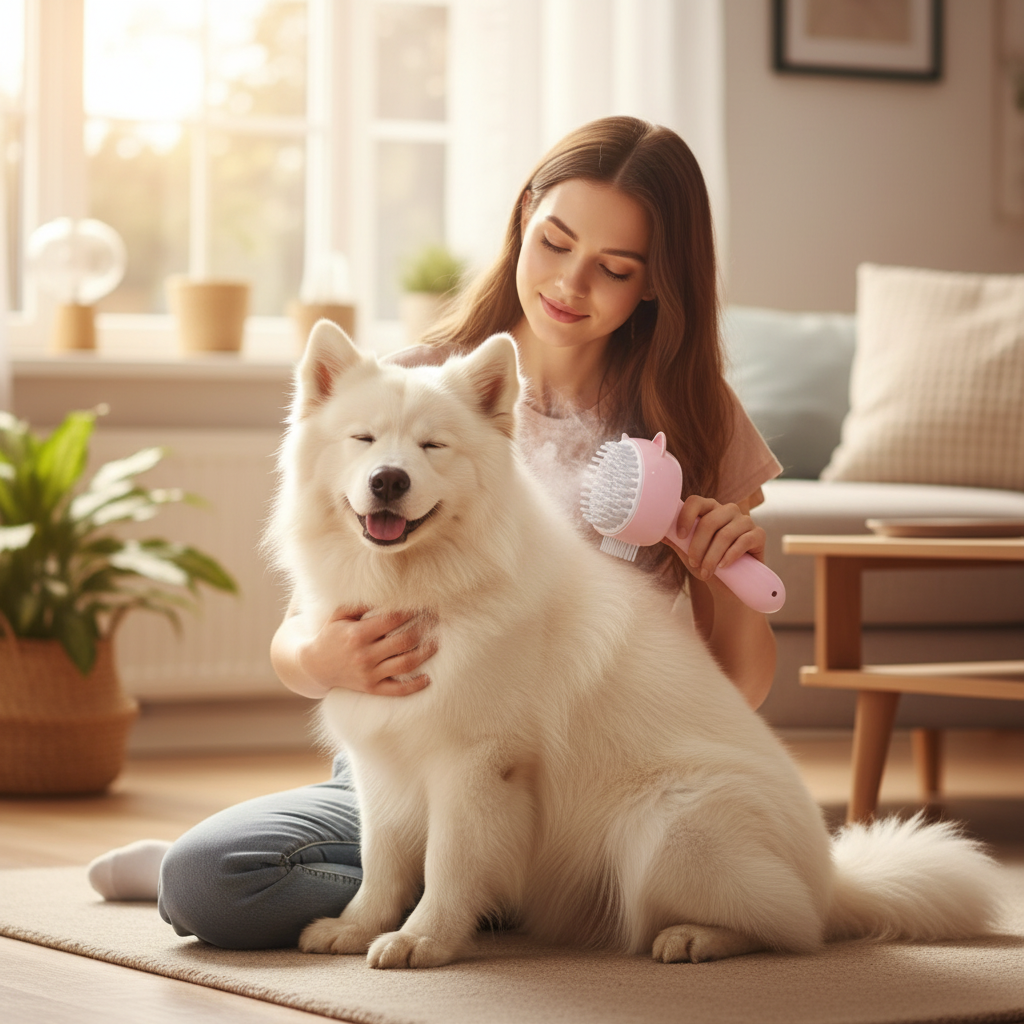Cepillo 3 en 1 Vapor Pet Spray