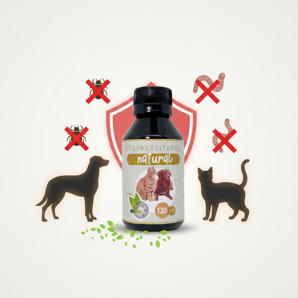 Desparasitante Natural 120ml para Mascotas