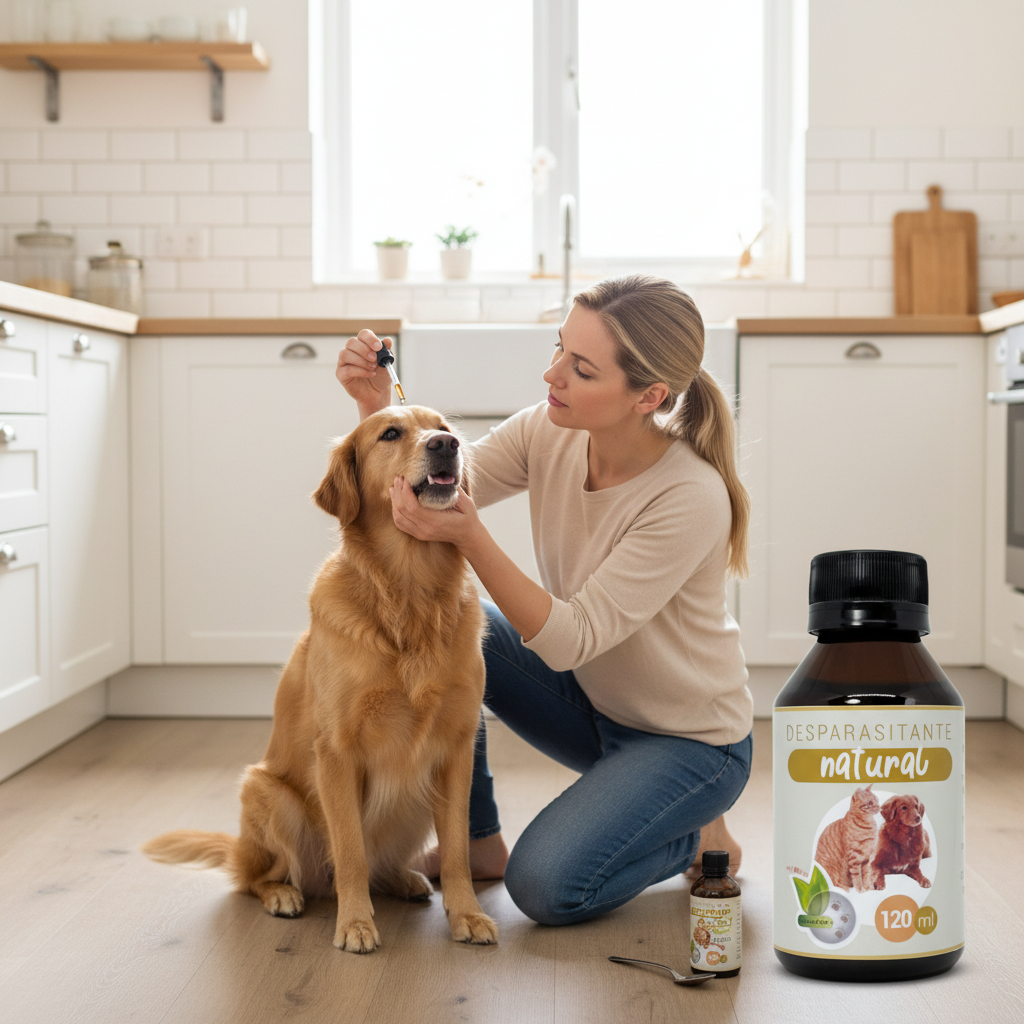 Desparasitante Natural 120ml para Mascotas