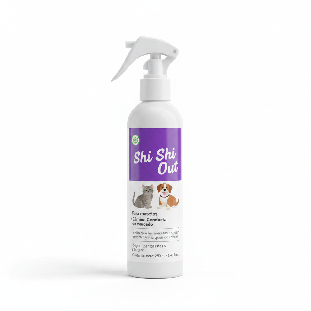 Eliminador de Olores para Mascotas en Spray – Sin Baño, Seguro para Perros y Gatos