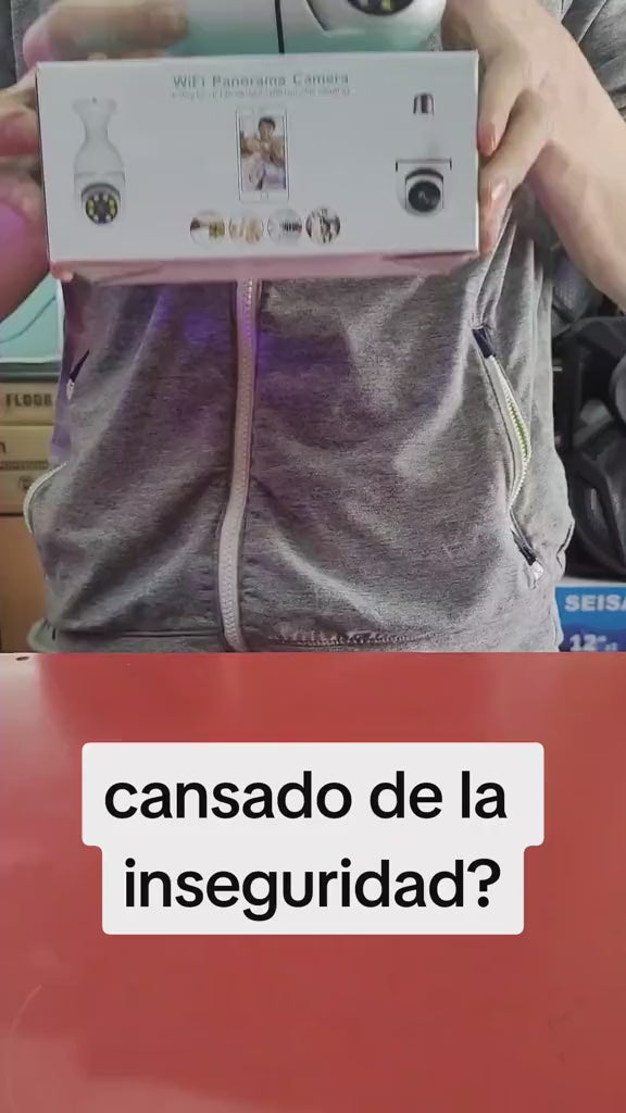 Combo x2🔥 Oferta Especial | 2 Cámaras Bombillo WiFi 360° Full HD por solo $119,900