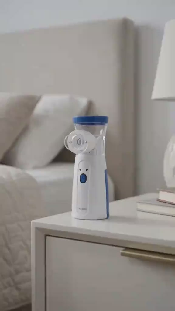 Nebulizador de Malla Portátil – Silencioso, USB y Pilas AA