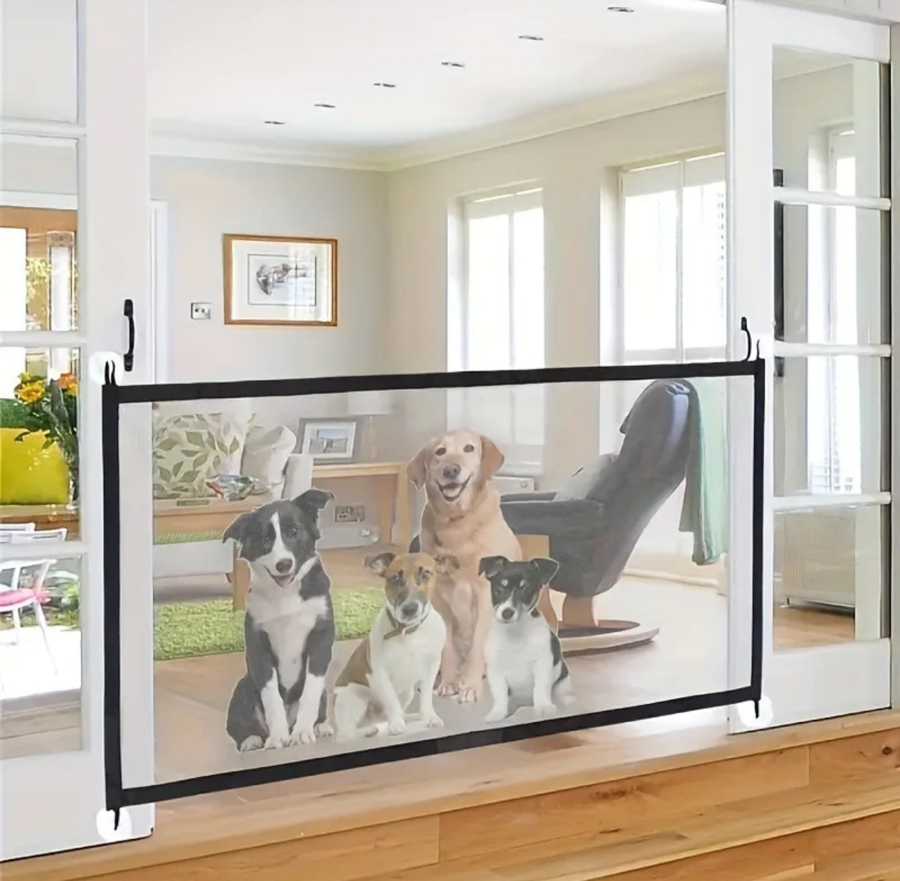 BARRERA MALLA SEGURIDAD MASCOTA BEBE 200 x 120 cm