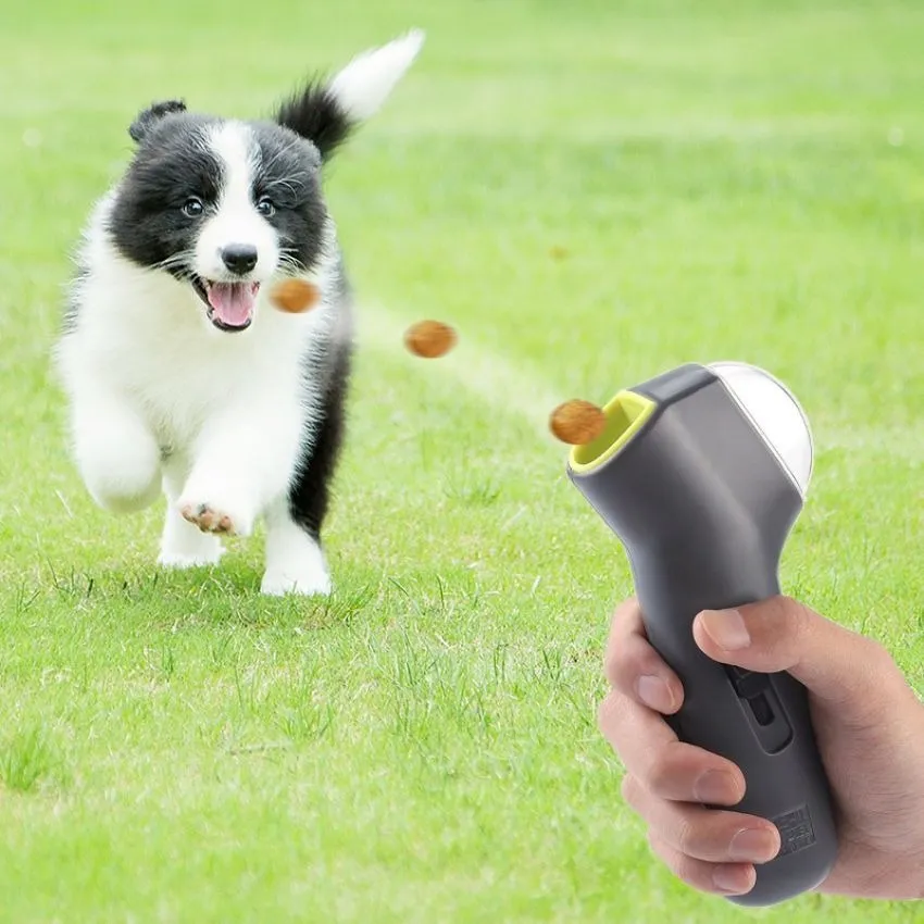 Juguete Lanzador Comida Aperitivo Premio Mascota Perro Gato