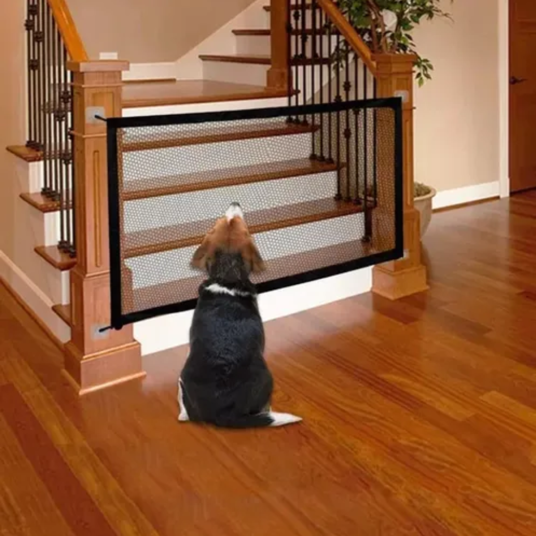 Malla de Puerta para Mascotas 110 x 75 cm – Barrera de Seguridad para Perros y Gatos