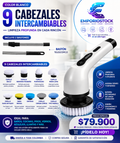 Cepillo Eléctrico Multifuncional 9 en 1