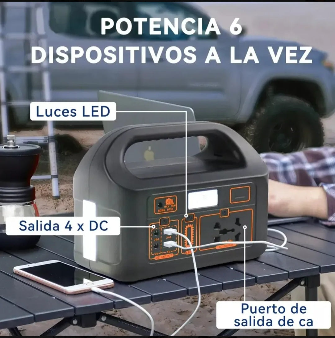 Estación de Energía Solar Portátil EG-008 | 150W Batería Recargable