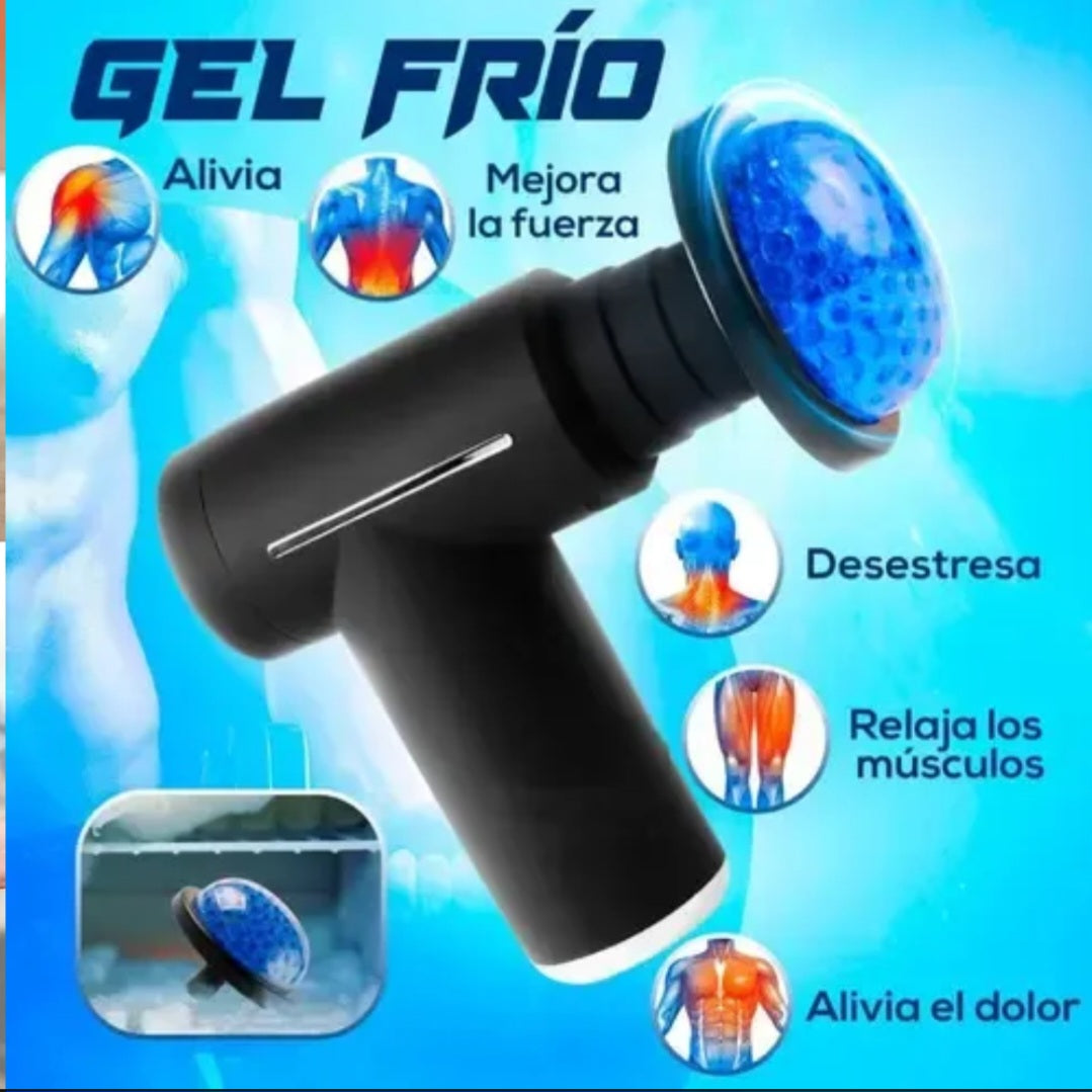 A630 Mini Pistola Masajeadora Térmica Frío y Calor | 6 Niveles USB-C