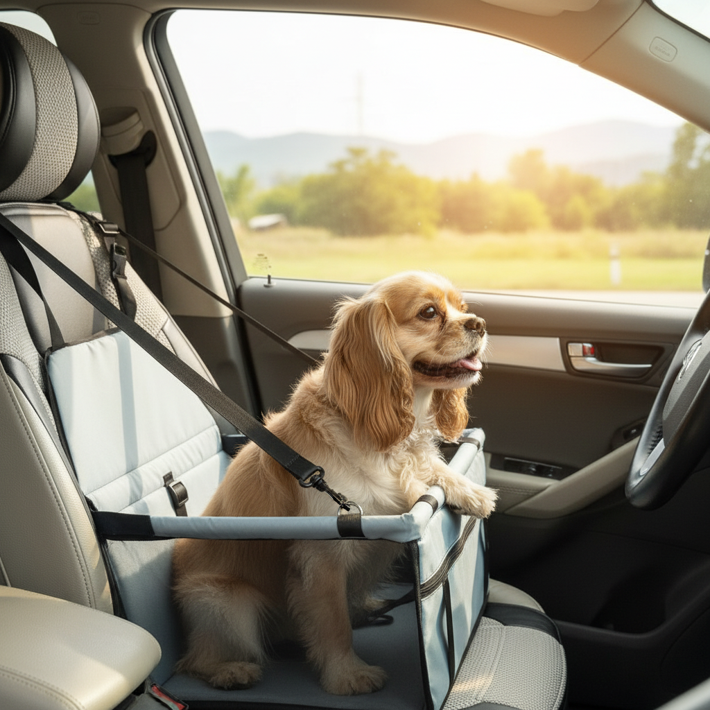 Silla Portátil para Mascotas – Cómoda y Segura para Perros y Gatos
